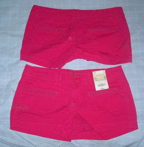 Arizona Jean Co. Fashonable Bright Pink Pockets Short Shorts Sz 3 