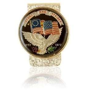   & Stripes Commemorative Medallion Coin Money clip CLC US229 Jewelry