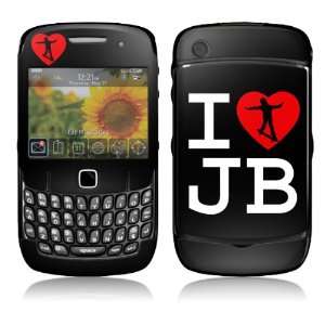  Justin Bieber I Heart JB Skin BlackBerry Curve 8520/8530 