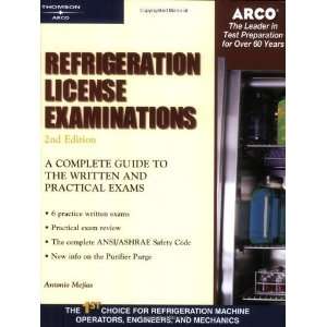  Refrigeration License Examinations (Arco Professional 