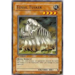   Gi Oh Tactical Evolution   Fossil Tusker Rare TAEV EN086 Toys & Games