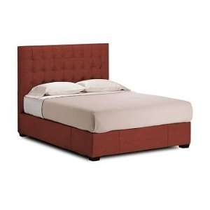   Fairfax Tall Bed, King, Tuscan Leather, Wild Berry