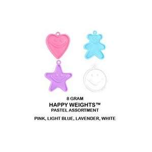  8 Gram Happy Weights Pastel Asst (Singles)   Mylar Balloon 