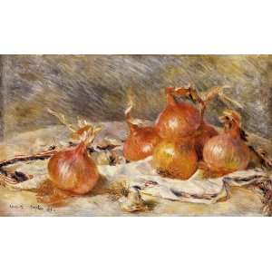  Oil Painting Onions Pierre Auguste Renoir Hand Painted 