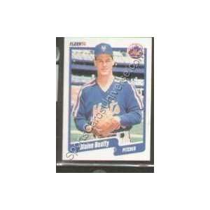  1990 Fleer Regular #197 Blaine Beatty, New York Mets 