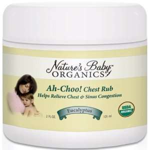  Organic Ah Choo Chest Rub Baby