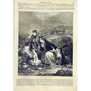  Moment Truth Lady Boy Dog Fine Art French Print 1859
