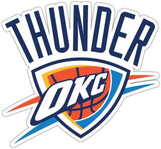 Oklahoma City Thunder NBA Basketball Car Bumper Window Boat Locker 