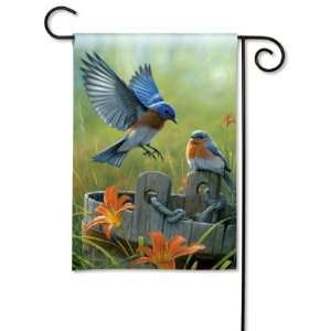  Magnet Works, Ltd. Bluebird Landing Garden Flag 