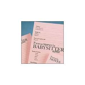  300 Sheet Babysitter Checklist Notepad Set, 3 Pads Office 