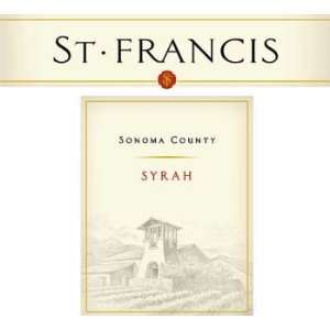  2004 St. Francis Sonoma Syrah 750ml Grocery & Gourmet 
