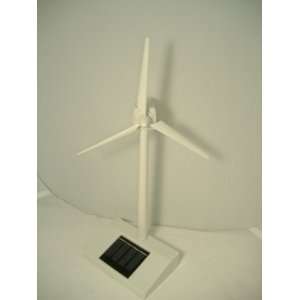  Solar Wind Turbine  White Plastic Toys & Games