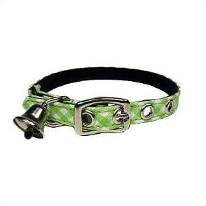  George SF X   GCC01   X Gingham Kitty Collar Color Lime 
