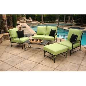 San Michele Aluminum 4 Piece Deep Seating Set with Cushions  