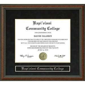  Kapiolani Community College (KCC) Diploma Frame Sports 