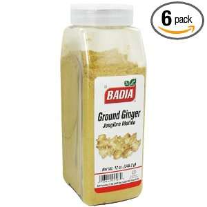 Badia Ginger Ground 12 Oz (Pack of 6)  Grocery & Gourmet 