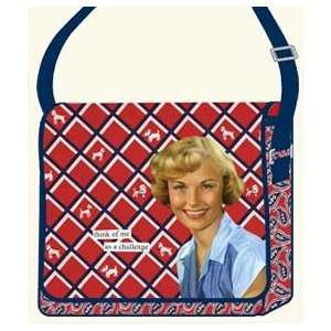  Think Of Me As A Challenge Messenger Bag Beauty