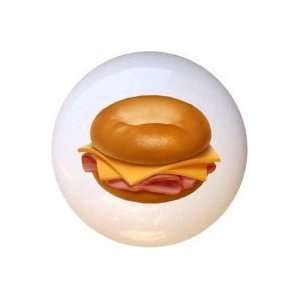  Bagel Burger Drawer Pull Knob