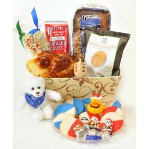 Christmas and Hanukkah Happiness Gift Basket  Grocery 