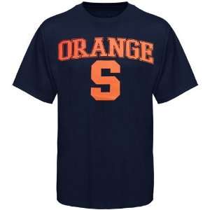 Syracuse University Tshirt  Syracuse Orange Navy Blue Universal Logo 