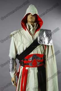 Assassins Creed Brotherhood Ezio Cosplay Costume Set  