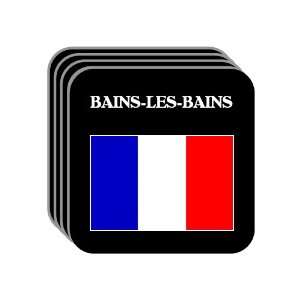  France   BAINS LES BAINS Set of 4 Mini Mousepad Coasters 