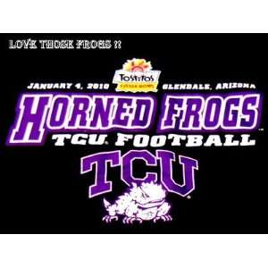  TCU Horned Frogs Tostitos Fiesta Bowl Football Tee Shirt 