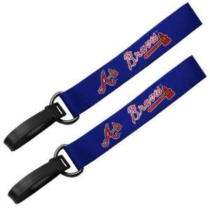  MLB Atlanta Braves Navy Blue 2 Pack Luggage ID Tags 