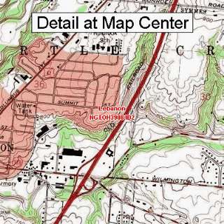  USGS Topographic Quadrangle Map   Lebanon, Ohio (Folded 