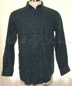 John Ashford Tartan Plaid Flannel LS Shirt $38 NWT 689439619566  