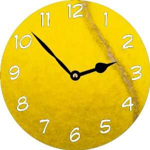 Rikki KnightTM Tennis Ball Art Large 11.4 Wall Clock   Ideal Gift for 