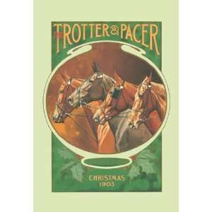 Exclusive By Buyenlarge The Trotter and Pacer, Christmas 1903 20x30 