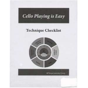    Cello Playing Is Easy Technique Checklist Musical Instruments