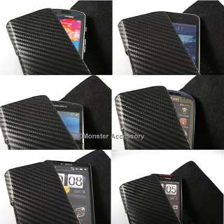Carbon Pouch Belt Clip Case LG G2X T Mobile  
