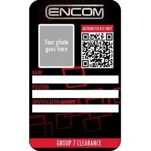  ENCOM TRON Staff Security ID Card 3d company Office 