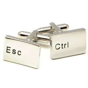  Ctrl and Esc Key Cufflinks (With Gift Box) Everything 