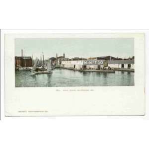  Reprint Dock Scene, Baltimore, Md 1902 1903