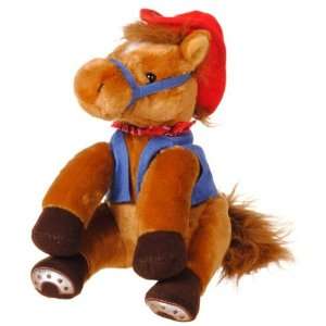 Gift Corral Plush Horse W/Red Hat