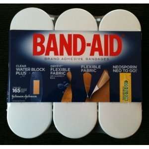  Band Aid Brand Adhesive Bandages, 3 Pods with 165 Assorted 