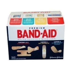  Premium Band Aid Brand 160 Adhesive Bandages Health 