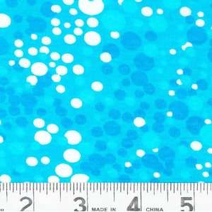   Print Bubble Turquoise Fabric By The Yard Arts, Crafts & Sewing