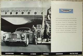 ASTON MARTIN DB2 4 Mk II Sports Car Sales Brochure c1955  