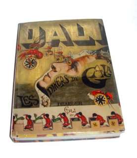 DALI LES DINERS DE GALA cook book true first edition French (November 
