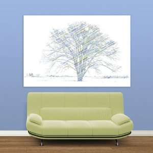    Calypso Tree   Blue/Green Easy Up Wall Mural