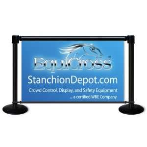    Retractable Stanchion Advertising Banner Kit 
