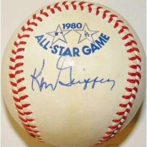  Ken Griffey Sr. Autographed Ball   1980 All Star Game REDS 