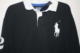 NWT Mens Polo Ralph Lauren Big Pony L/S Rugby Polo Shirt NEW XXL $145 