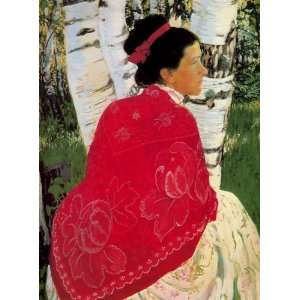paintings   Boris Kustodiev   24 x 32 inches   Portrait of the Artist 