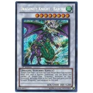   Dragunity Knight   Barcha HA04 EN059 secret rare card Toys & Games