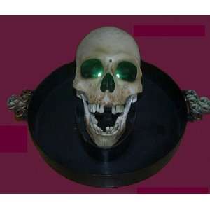  Creepy Talking Skull Candy Bowl Halloween Decoration With 